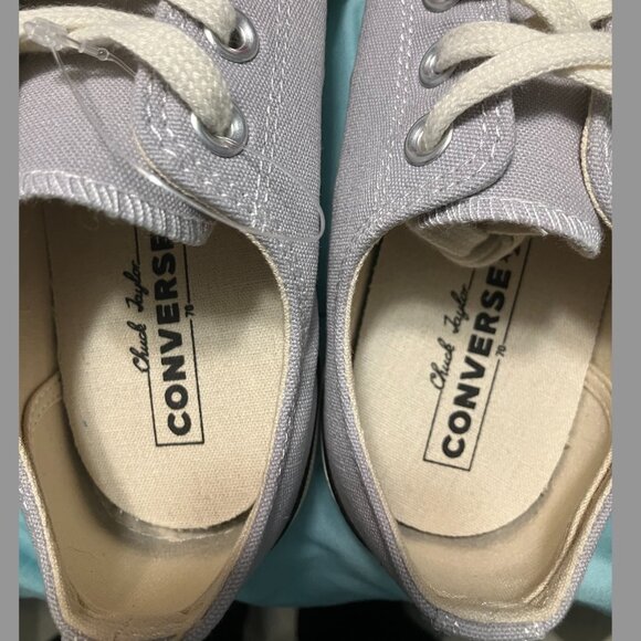 Converse Women's Gray Sneakers - Picture 8 of 11